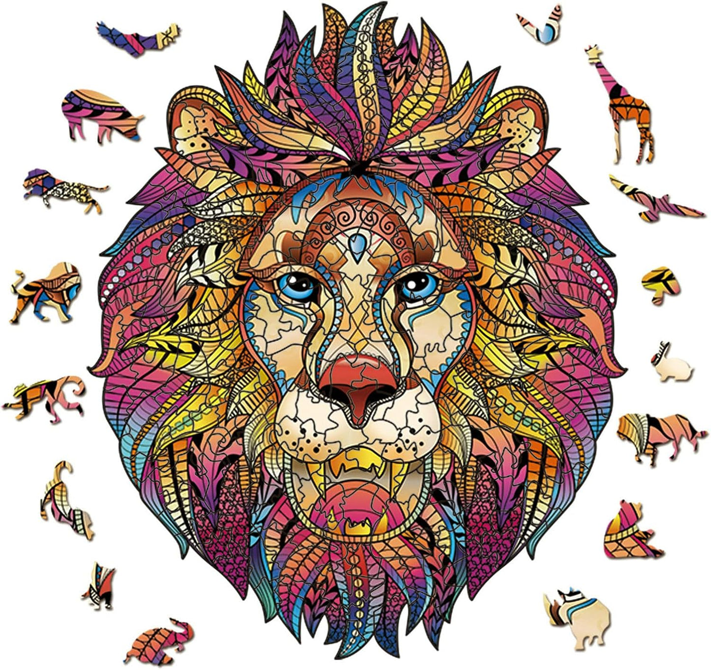 Colorful Lion